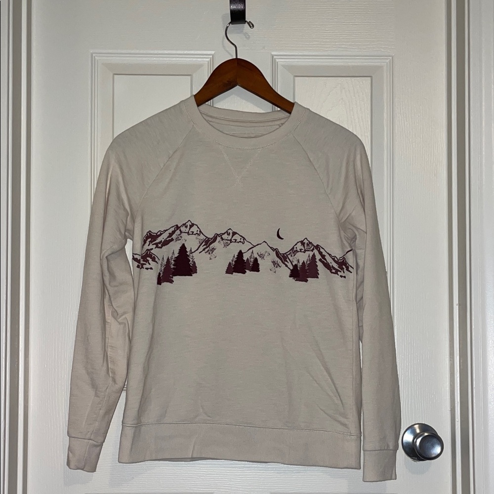 Sonoma Goods for Life cream crewneck sweatshirt